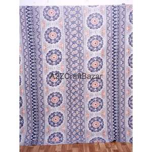 Couverture Kantha vintage florale multicolore en coton biologique 100% fait main en Inde, style bohème, pour la maison, le lit, prix de gros - Product Image 6