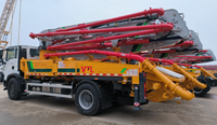Nouvelle pompe à béton montée sur camion HB37V 37m, équipement de coulage efficace pour la construction, prix d'usine