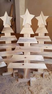 Handcrafted <b>Wooden</b> <b>Christmas</b> <b>Tree</b> Natural Rustic <b>Christmas</b> Decoration Tabletop <b>Wooden</b> <b>Tree</b> Ornament for Home Living Room Bedroom - Product Image 3
