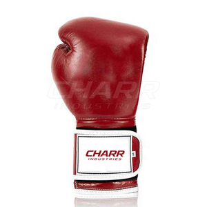 Custom Logo Leather Boxing Gloves High Quality Non-Slip Adjustable Wrist <b>Strap</b> - Product Image 6