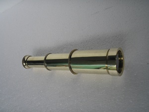 Petit télescope en laiton décor nautique modèle en métal cadeau utiliser l'artisanat en métal - Product Image 2
