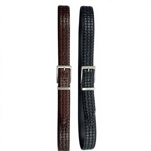 Extra Brilliant <b>Men's</b> Genuine <b>Leather</b> <b>Belt</b> Designer <b>Belts</b> in <b>Brown</b> & Black Colors Custom Length with Steel Square Buckle - Product Image 2