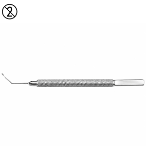 Instrumento Oftálmico Desechable de Acero Inoxidable de Calidad Superior, Tipo Singer Sweep, para Mano Derecha, de Un Solo Uso, para Cataratas - Product Image 1
