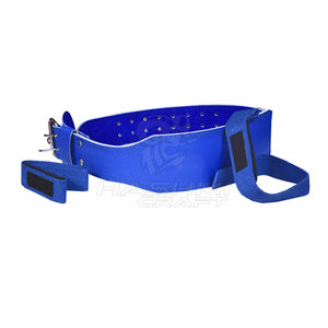 Ceinture de musculation réglable en cuir avec boucle pour l'entraînement en force, la gym, le fitness et les exercices de renforcement, conçue pour la stabilité - Product Image 4
