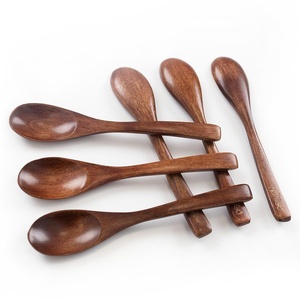 Cuchara de madera de moda para servir ramen, precio más bajo, cucharas de madera natural, buen precio de fábrica - Product Image 3
