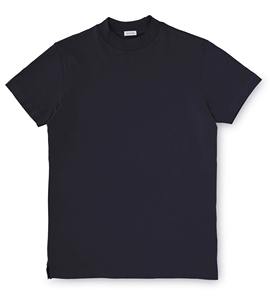 T-shirt ajusté bleu marine pour homme, col rond, manches courtes, coupe classique parfaite, idéal pour un look décontracté et élégant au quotidien. - Product Image 6