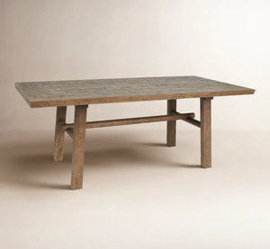 Venta Directa de Fábrica, Juego de Comedor de Lujo de 6 Plazas en Madera de Mango con Sillas Beige, Diseño Moderno para Hoteles y Villas - Product Image 3