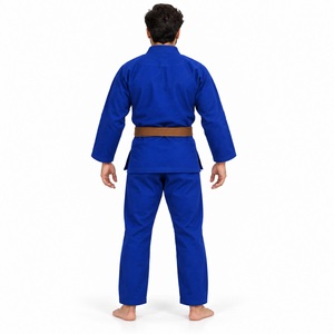 ชุดยูโด IBJJF BJJ Gi บราซิลเลี่ยนยิวยิตสู สำหรับผู้ชายและผู้หญิง ผ้าเพิร์ลวีฟน้ำหนักเบา ยืดหยุ่น ทนทาน เหมาะสำหรับฝึกซ้อมและแข่งขัน - Product Image 3