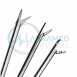 Ensemble de forceps laryngéens, instruments chirurgicaux ORL, forceps crocodile à mâchoire coupelle, instruments chirurgicaux médicaux en acier inoxydable - Product Image 2