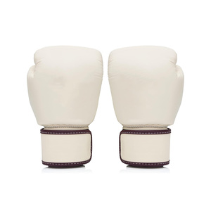 Gants de boxe professionnels en cuir synthétique - Mitaines de sparring en mousse haute densité pour Muay Thai et Kickboxing - Product Image 5
