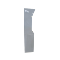 Système de câblage dissimulé, boîtier métallique gris, service de fabrication de tôlerie SEIKI pour ports de façade de kiosque personnalisés