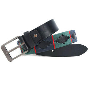 เข็มขัดหนังแท้สำหรับขี่ม้าแบบปรับแต่งได้ พร้อมหัวเข็มขัดแบบพิน  งานปักลายหนังคุณภาพสูง สำหรับกีฬาขี่ม้า - Product Image 6