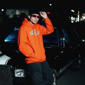 Sudaderas con Capucha 100% Algodón, Estampado Digital Sólido, Bordadas, Otoño, Talla Grande, Unisex - Product Image 4