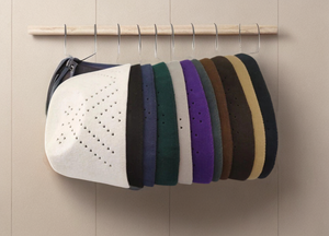 Gorro de Oración Musulmán de Fieltro 100% Lana de Primera Calidad, Kufis Árabe Islámico Kippah con Ribete de Satén, MOQ Bajo - Product Image 6