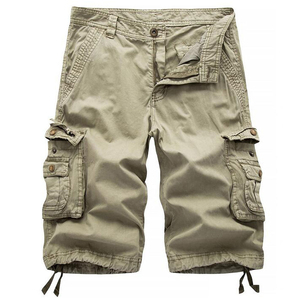 <b>Cargo</b> <b>shorts</b> for men <b>lightweight</b> breathable material multiple pocket design ideal for outdoor summer relaxed casual style Street - Product Image 1