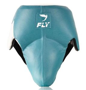 Ensemble personnalisable Aqua White Fly pour gants de boxe et protège-tête intégral avec protège-gland - Cuir respirant et durable pour toutes les saisons - Product Image 5