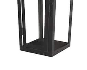 Elegante Lámpara Decorativa de Pared de Vidrio y Hierro en Color Negro Mate, Decoración del Hogar Hecha a Mano - Product Image 4