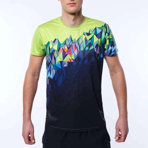 T-shirt en jersey surdimensionné pour homme, motif imprimé, col rond, tricoté, respirant, séchage rapide, vêtement décontracté - Product Image 4