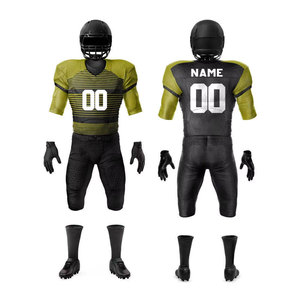 Uniforme de Fútbol Americano Personalizado de Calidad Única al por Mayor, 100% Poliéster Transpirable de Secado Rápido Antibacteriano - Product Image 4