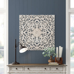 Panneau mural en bois sculpté moderne et attrayant, design antique avec finition parfaite et taille standard. - Product Image 3