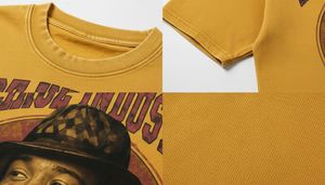 Camisetas Personalizadas de Cuello Redondo con Estampado Gráfico, 100% Algodón, para Hombre, Corte Holgado, Tallas Grandes, Anti-Pilling, 230g, Estilo Urbano Vintage Premium - Product Image 4