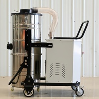 Aspiradora Industrial Trifásica de 3kW para Sólidos y Líquidos con Varilla de Limpieza de Filtro