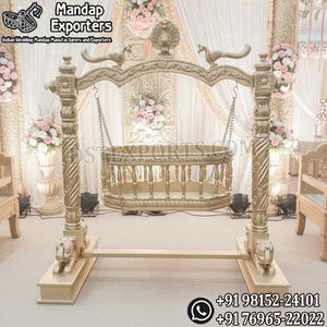 Cuna de bebé de madera tallada a mano, la más vendida, exclusiva para ceremonias de bautismo y eventos, en tendencia. - Product Image 3