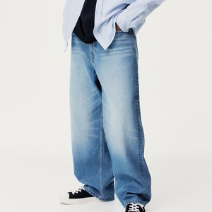 Pantalon cargo en jean vintage pour femme grande taille, taille élastique, délavé, camouflage, éco-responsable, poids moyen, haute qualité, meilleur prix - Product Image 4