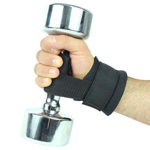 Sangles de poignet unisexes en néoprène et coton de qualité supérieure, personnalisables avec logo, pour un soutien avancé et une sécurité accrue lors de l'entraînement physique. - Product Image 2