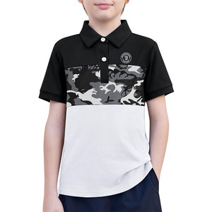 เสื้อโปโลกอล์ฟเด็กขายตรงจากโรงงาน เสื้อกอล์ฟเด็กชายใส่สบาย ชุดกีฬาสำหรับเด็ก ผ้าแห้งเร็ว คุณภาพดี - Product Image 1
