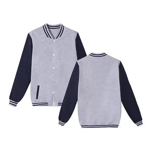 Blouson universitaire en laine vierge pour homme, mélange premium, manches en cuir, lettres en chenille, style baseball universitaire, luxe, hiver, pièce maîtresse - Product Image 1