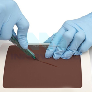 Coussin d'entraînement chirurgical multi-plaies à triple couche pour sutures, en silicone de qualité médicale, pour pratique manuelle, autoclavable, réutilisable, CE - Product Image 5