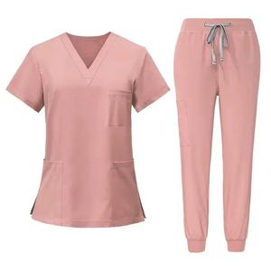 OEM Medical Nursing <b>Scrubs</b> <b>Set</b> for Men 100% Cotton Durable and Comfortable Jogger <b>Scrubs</b> Woven Fabric Regular Style - Product Image 1