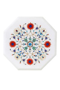 Premium Polished Love Style Marble <b>Table</b> Top Custom Size Waterproof Breathable Floral Luxury Bedding Collection - Product Image 3
