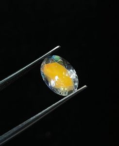 ORANGE <b>FIRE</b> NATURAL AFRICAN RAINBOW MOONSTONE OVAL FOR JEWELRY MAKING. - Product Image 1