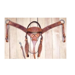 Hot Sale Handmade Western Headstall for Horses Durable Leather Browband Bridle with <b>Engraved</b> <b>Tooling</b> Available for Bulk Quantity - Product Image 1