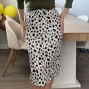 Falda Larga Recta para Mujer 2026, Tela Suave, Corte Recto, Talla Grande, Falda Formal de Cintura Alta, Tipo Lápiz - Product Image 5