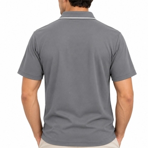 Camisa Polo para Hombre, Manga Corta, Informal, Personalizable, Estilo Limpio e Informal, Esencial para el Día a Día, Cómoda, Sencilla, Moderna - Product Image 2