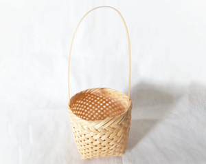 Panier miniature en bambou fait main, panier cadeau tissé thaïlandais, panier de rangement écologique, fournisseur OEM Vietnam - Product Image 4
