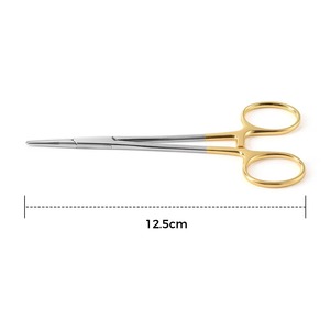 Pinzas Hemostáticas Quirúrgicas Manuales de Acero Inoxidable AMETRINE SURGICAL, Pinzas de Pesca con Puntas Curvas y Rectas, Modelo APC-36 - Product Image 4