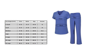 Conjunto de Uniforme de Enfermera para Mujer con Blusa de Cuello en V, Pantalones Tipo Jogger, Tela Suave e Impresión de Logotipo Personalizado - Product Image 5