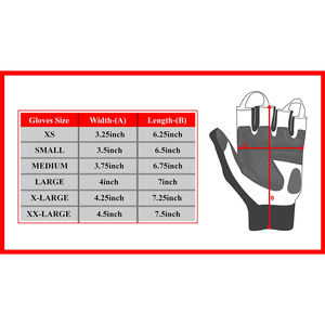 ถุงมือออกกำลังกายคุณภาพสูงสำหรับผู้ชาย แฟชั่นกีฬา ฟิตเนส หนังแท้ สำหรับใช้งานกลางแจ้ง ยกน้ำหนัก - Product Image 6