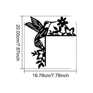 CIFbuy สติ๊กเกอร์ติดผนังรูปนกเหล็กแบบถอดได้สไตล์วินเทจ ตกแต่งบ้าน TikTok สำหรับบริการรับสินค้า Temu - Product Image 6