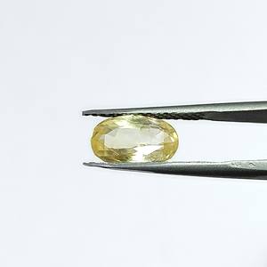 Zafiro amarillo ovalado natural de 3,99 quilates de Sri Lanka, piedras preciosas sueltas para la fabricación de joyas y anillos YOIS-203 - Product Image 5