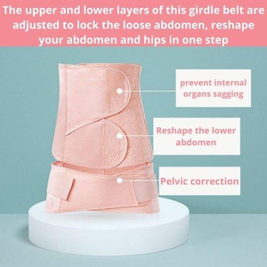 High Elastic <b>Back</b> <b>Brace</b> with Adjustable Waist Compression and Lumbar Stability - Product Image 2