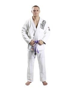Kimono de Jiu Jitsu Fairtex Azul para Hombre, Corte Regular, 100% Algodón, Duradero, con Logotipo Bordado y Etiqueta Tejida, Kimono Brasileño de Jiu Jitsu - Product Image 2