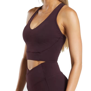 Ensemble de yoga léger et confortable réversible pour femme grande taille, taille haute, directement de l'usine, dernier style, prix bas, personnalisable - Product Image 2