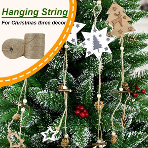 Ficelle de jute naturelle 3 mm, écologique, cordon long pour le tricot à la main, le tricot, l'artisanat, le jardinage, l'extérieur, usage intensif - Product Image 5