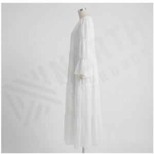 Abaya Elegante y Ecológica de Chifón, Conjunto de Dos Piezas Transpirable, Holgado y Antiarrugas, Ropa Modesta para Primavera, Verano, Ramadán y Eid - Product Image 3
