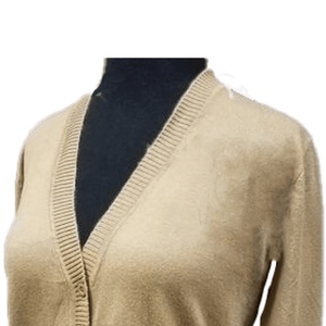 Custom Women's Casual Cardigan Knitted Sweaters V-neck Embroidered Front Logo Sorority Fraternity Spring Winter <b>Button</b> - Product Image 2